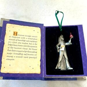 Hallmark Keepsake Hermione Granger Pewter Christmas Ornament
